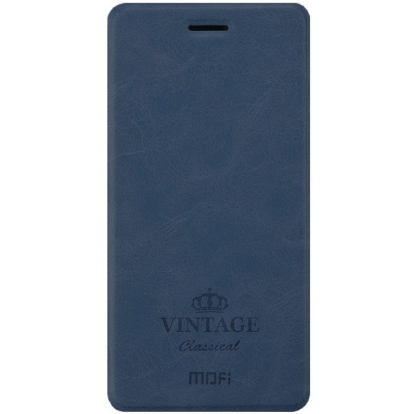 „Mofi“ Vintage tahke kaaned - sinine (Redmi Note 4)