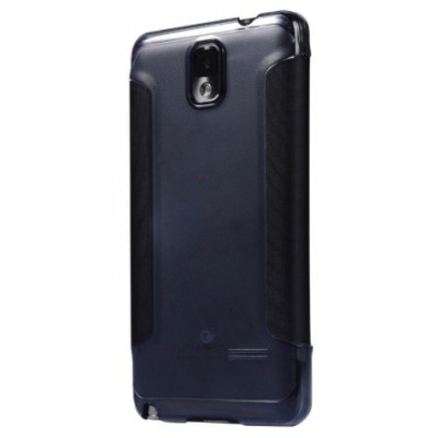 Samsung Galaxy Note 3 Baseus Folio atverčiamas juodas dėklas / Priedai.lt