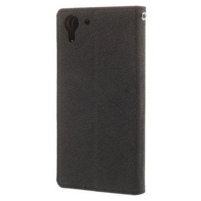 „Mercury“ Fancy HTC Desire EYE juodas odinis dėklas / Priedai.lt
