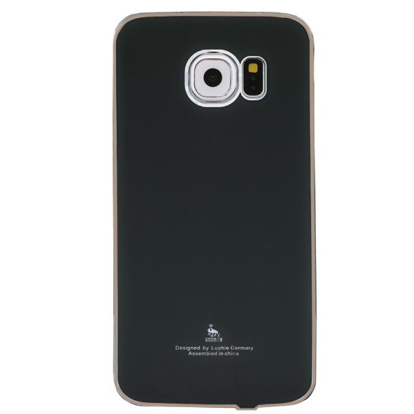 „Luphie“ plastikust kaaned - must (Galaxy S6 Edge)
