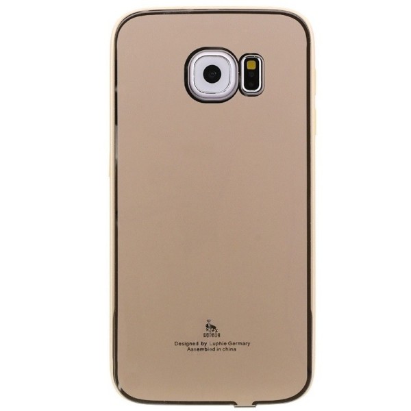 „Luphie“ plastikust kaaned - kuldne (Galaxy S6 Edge)