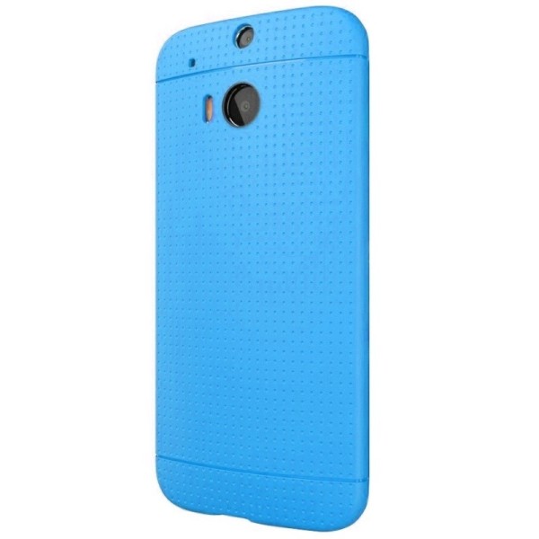„Dots“ Kõva silikoon (TPU) kaaned - helesinine (One M8 / One M8s)