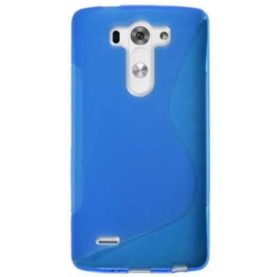 LG G3 S D722  S-Line kieto silikono (TPU) dėklas mėlynas - nugarėlė / Priedai.lt