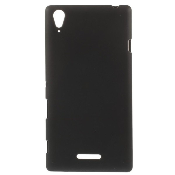 Kõva silikoon (TPU) kaaned - must (Xperia T3)