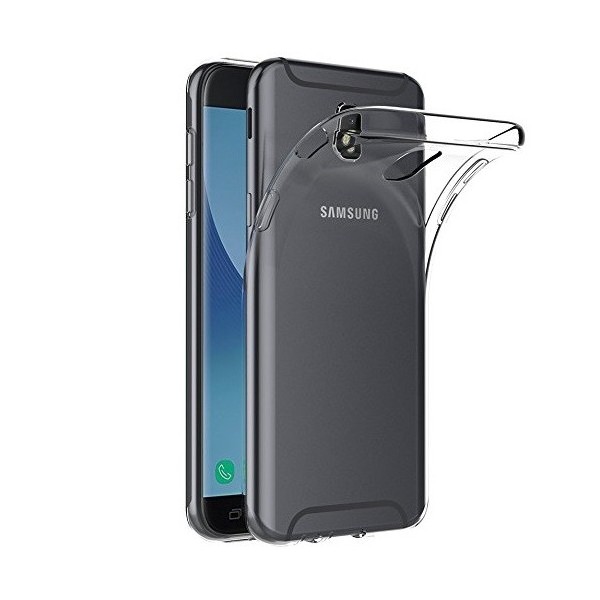 Kõva silikoon (TPU) kaaned - läbipaistev (Galaxy J7 2017)