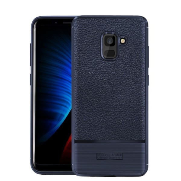 „Armor“ Kõva silikoon (TPU) kaaned - sinine (Galaxy A8+ 2018)