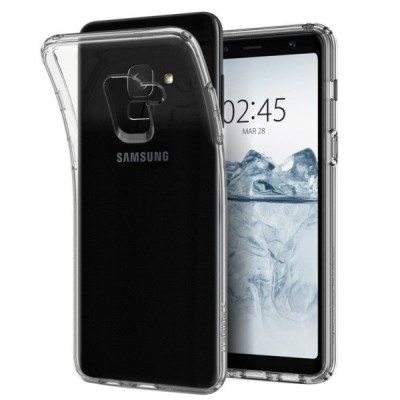 Samsung Galaxy A8 2018 (A530F) „X-Level“ kieto silikono TPU skaidrus dėklas - nugarėlė | Priedai.lt