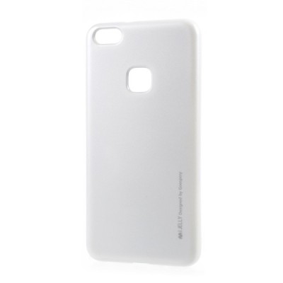 Huawei P10 Lite Mercury sidabrinis kieto silikono TPU dėklas - nugarėlė / Priedai.lt