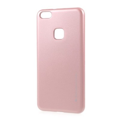 Huawei P10 Lite Mercury rožinis kieto silikono TPU dėklas - nugarėlė / Priedai.lt