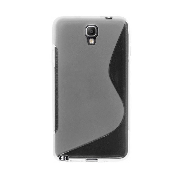 „S-Line“ Kõva silikoon (TPU) kaaned - valge (Galaxy Note 3 Neo)