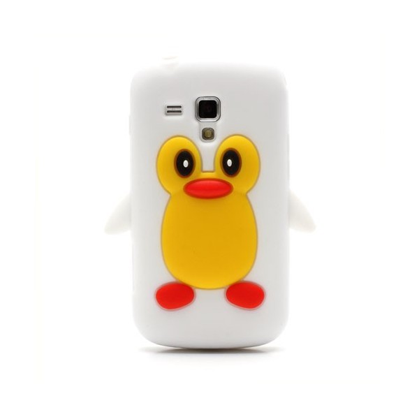 Mänguline silkoninis kaaned - pingviin (Galaxy S Duos / S Duos 2 / Trend / Trend Plus)