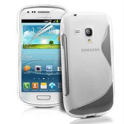 Samsung Galaxy S Duos S7562 skaidrus slikoninis TPU dėklas (Samsung Galaxy S Trend S7560 dėklas) / Priedai.lt