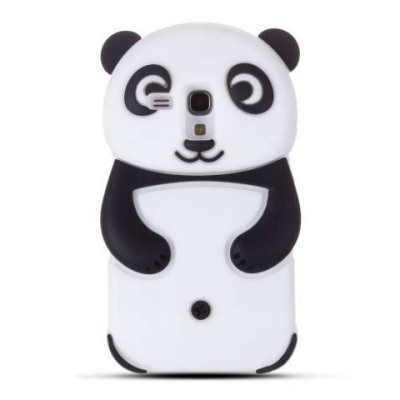 Žaismingas silikoninis Samsung Galaxy S3 mini i8190 dėklas (dėkliukas) - panda / Priedai.lt