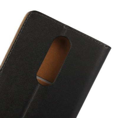 Motorola Moto X Force atverčiamas juodas odinis Casual dėklas - piniginė / Priedai.lt