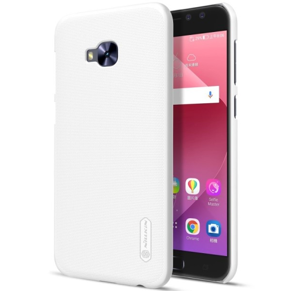 „Nillkin“ Frosted Shield kaaned - valge + ekraani kaitse (Zenfone 4 Selfie Pro)