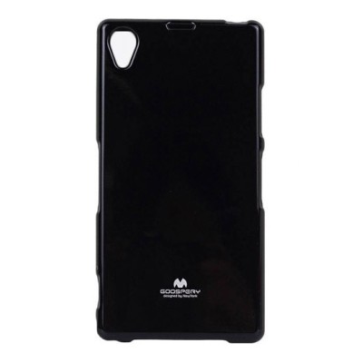 Sony Xperia Z1 (Honami L39h) Mercury  kieto silikono TPU juodas dėklas - nugarėlė / Priedai.lt