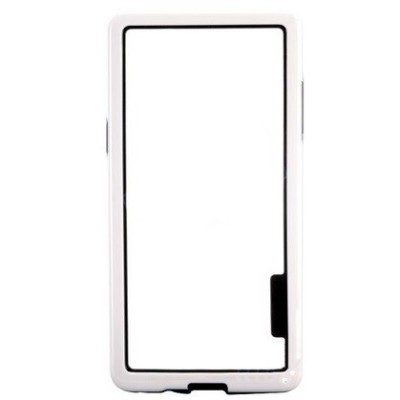 Baltas klasikinis Samsung Galaxy A5 TPU rėmelis - kraštų apvadas (bamperis) / Priedai.lt
