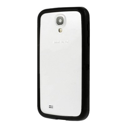 Samsung Galaxy S4 (i9500) klasikinis juodas TPU rėmelis (kraštų apvadas, bamperis) / Priedai.lt
