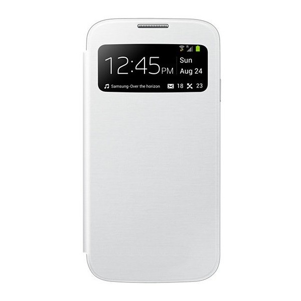 S View Cover tahke kaaned - valge (Galaxy S4)