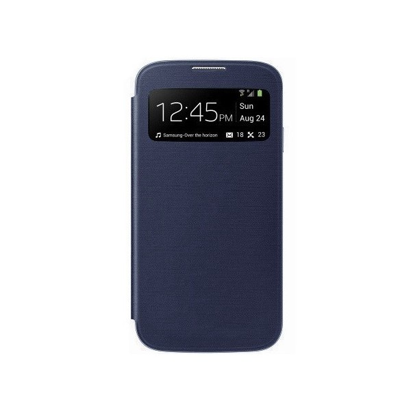 S View Cover tahke kaaned - tumesinine (Galaxy S4)