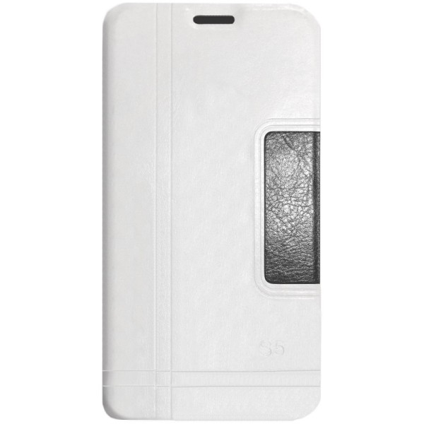 „Luxury“ tahke kaaned - valge (Galaxy S5 / S5 Neo)
