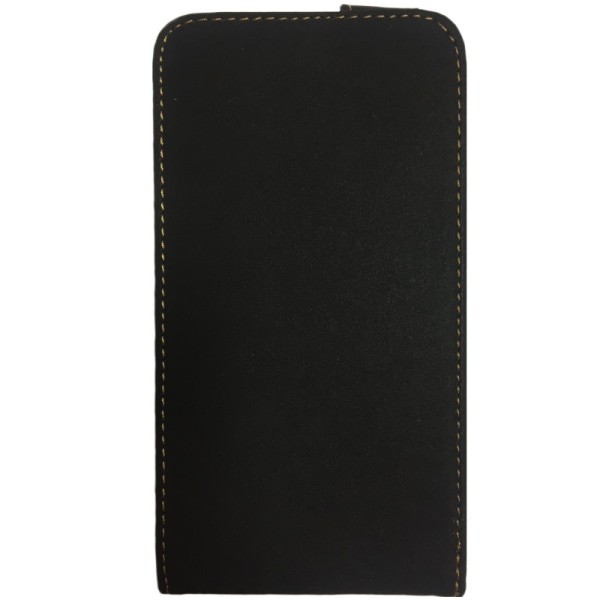 „Retro“ vertikaalselt tahke kaaned - must (Galaxy S5 / S5 Neo)