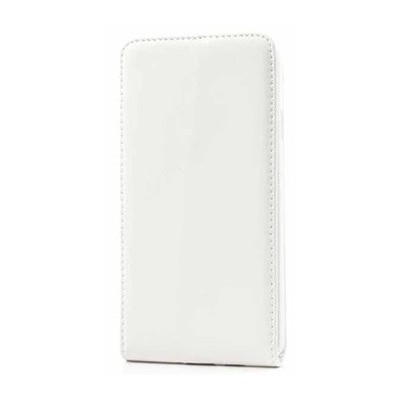 Klasikinis atverčiamas baltas odinis Samsung Galaxy Note 3 N9005 dėklas / Priedai.lt