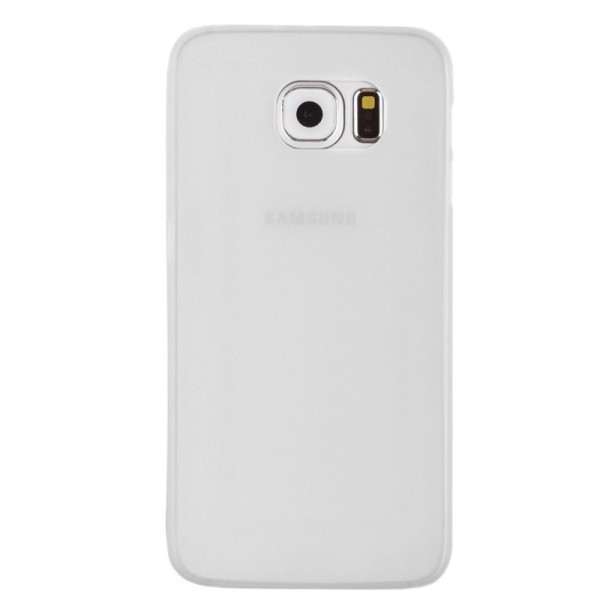 Kõige õhem plastikust kaaned - valge (Galaxy S6 Edge)