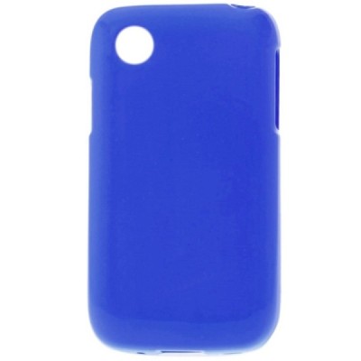 LG L40 (D160) dėklas (kieto silikono - TPU, matinis, tamsiai mėlynas / Priedai.lt