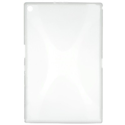 Sony Xperia Tablet Z2 X-style kieto silikono (TPU) dėklas baltas - nugarėlė / Priedai.lt