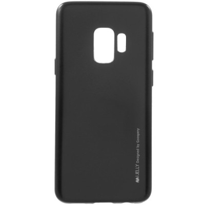 Samsung Galaxy S9 (G960) Mercury juodas kieto silikono tpu dėklas - nugarėlė / Priedai.lt