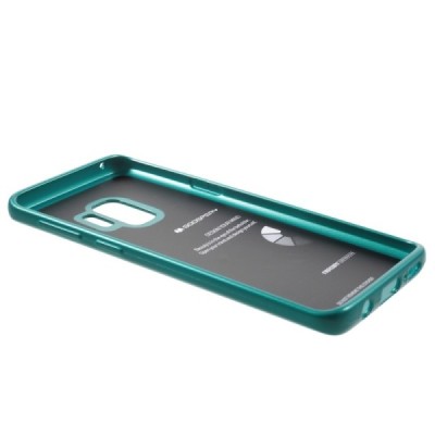 Samsung Galaxy S9 (G960) Mercury žalias kieto silikono tpu dėklas - nugarėlė / Priedai.lt