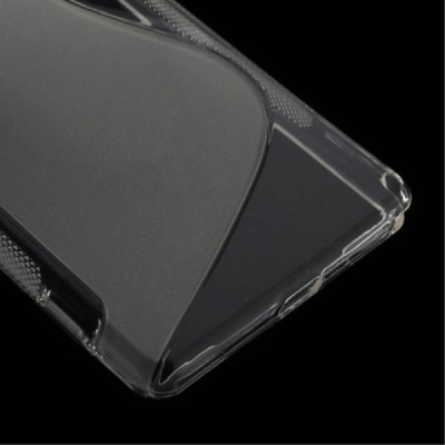 Sony Xperia Z2 (D6503, D6502, D6543) „S-Line“ kieto silikono TPU skaidrus dėklas - nugarėlė / Priedai.lt