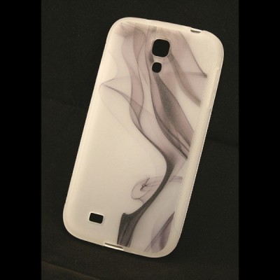 „Bullet“ Samsung Galaxy S4 i9505, i9500 kieto silikono TPU dėklas - Black Smoke (Juodas Dūmas) / Priedai.lt