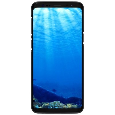 Samsung Galaxy S9 (G960) Nillkin Frosted Shield juodas plastikinis dėklas / Priedai.lt