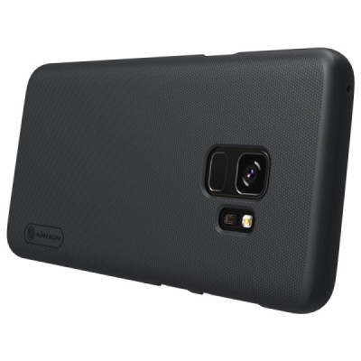 Samsung Galaxy S9 (G960) Nillkin Frosted Shield juodas plastikinis dėklas / Priedai.lt