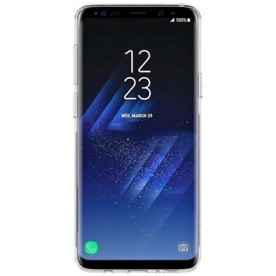 Samsung Galaxy S9 (G960) Nillkin Nature plonas skaidrus (permatomas) silikoninis TPU bespalvis dėklas / Priedai.lt