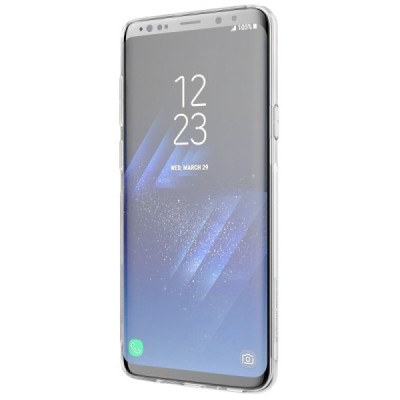Samsung Galaxy S9 (G960) Nillkin Nature plonas skaidrus (permatomas) silikoninis TPU bespalvis dėklas / Priedai.lt