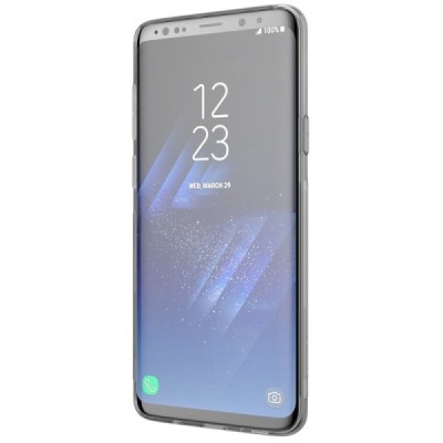 Samsung Galaxy S9 (G960) Nillkin Nature plonas skaidrus (permatomas) silikoninis TPU pilkasdėklas / Priedai.lt