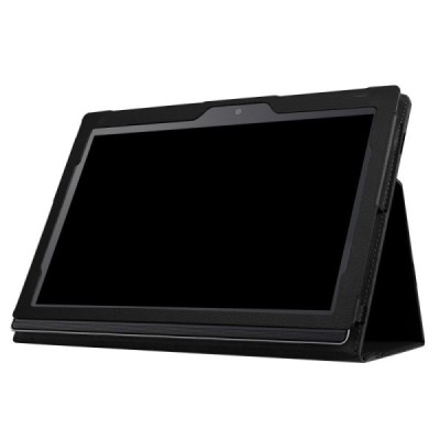 Lenovo IdeaTab MIIX 320 10.1 atverčiamas Litchi juodas odinis dėklas - knygutė / Priedai.lt
