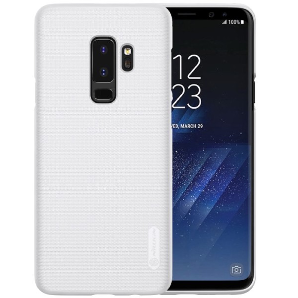 „Nillkin“ Frosted Shield kaaned - valge + ekraani kaitse (Galaxy S9+)