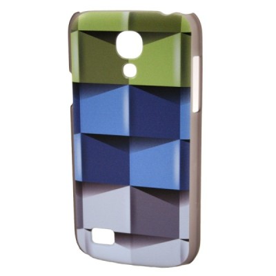 „Bullet“ Samsung Galaxy S4 mini i9195 kieto silikono TPU dėklas - Cubes (kubai) / Priedai.lt