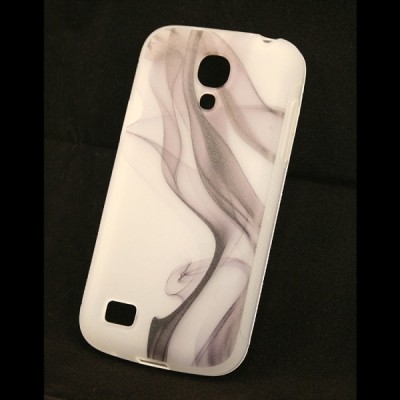 „Bullet“ Samsung Galaxy S4 mini i9195 kieto silikono TPU dėklas - Black Smoke (Juodas Dūmas) / Priedai.lt