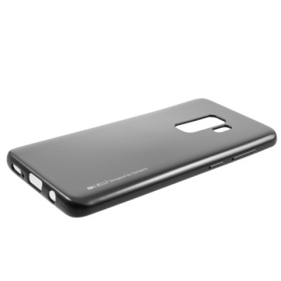 Samsung Galaxy S9+ (G965) Mercury juodas kieto silikono tpu dėklas - nugarėlė / Priedai.lt