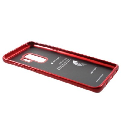 Samsung Galaxy S9+ (G965) Mercury raudonas kieto silikono tpu dėklas - nugarėlė / Priedai.lt