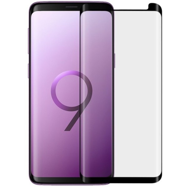 „Hat-Prince“ Tempered Glass kaitsev ekraaniklaas 0.26 mm - must (Galaxy S9+)