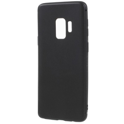Samsung Galaxy S9 (G960) kieto silikono TPU juodas dėklas - nugarėlė / Priedai.lt