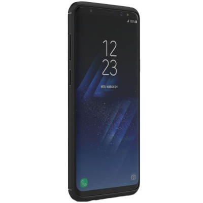 Samsung Galaxy S9+ (G965) „Carbon“ kieto silikono TPU juodas dėklas - nugarėlė / Priedai.lt