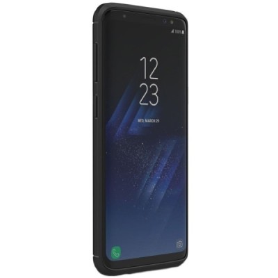 Samsung Galaxy S9 (G960) „Carbon“ kieto silikono TPU juodas dėklas - nugarėlė / Priedai.lt