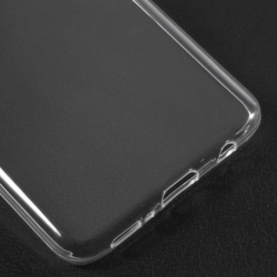 Samsung Galaxy S9 (G960) skaidrus (permatomas) kieto silikono TPU ploniausias pasaulyje bespalvis dėklas / Priedai.lt